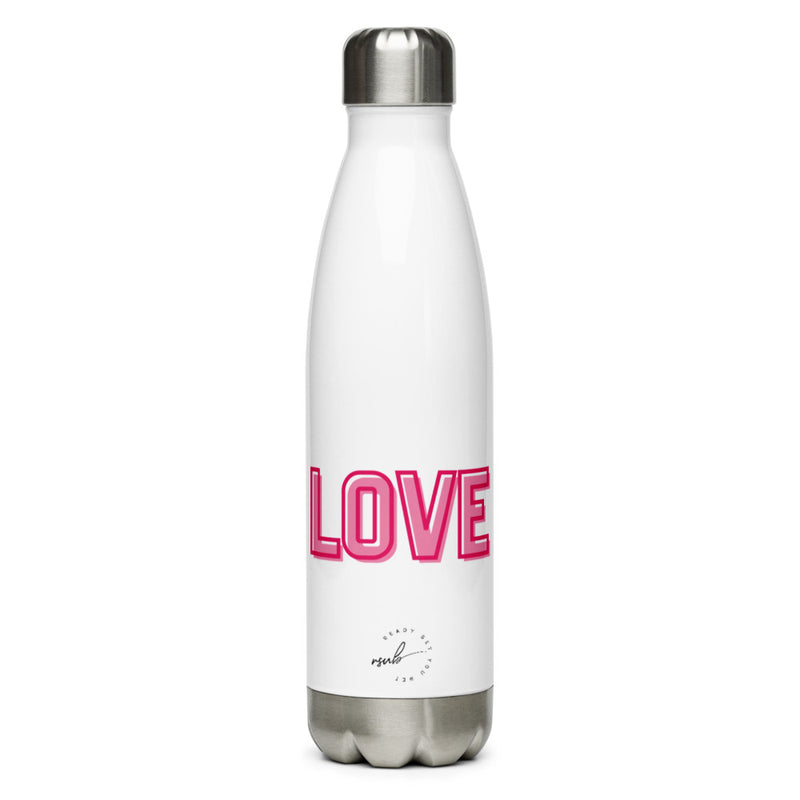 LOVE Stainless Steel Water Bottle