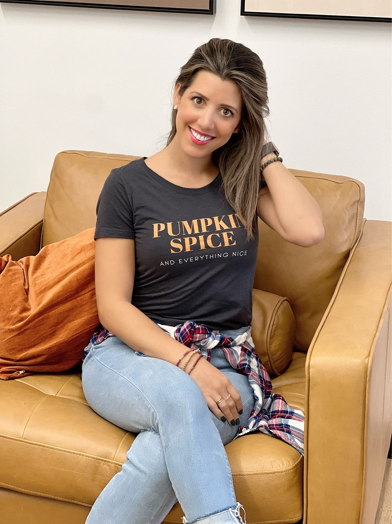 Pumpkin Spice and Everything Nice Short Sleeve T-Shirt
