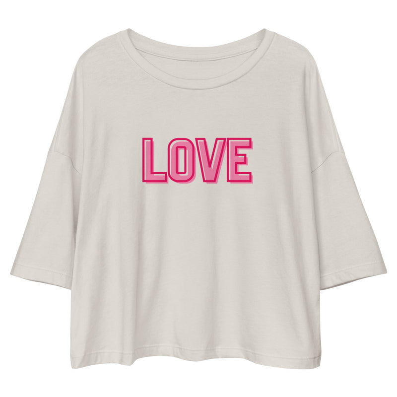 LOVE Crop Top T-Shirt