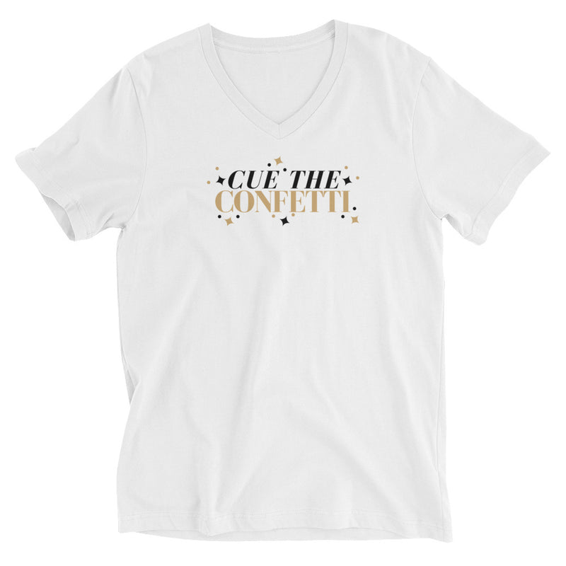 Cue The Confetti V-Neck T-shirt