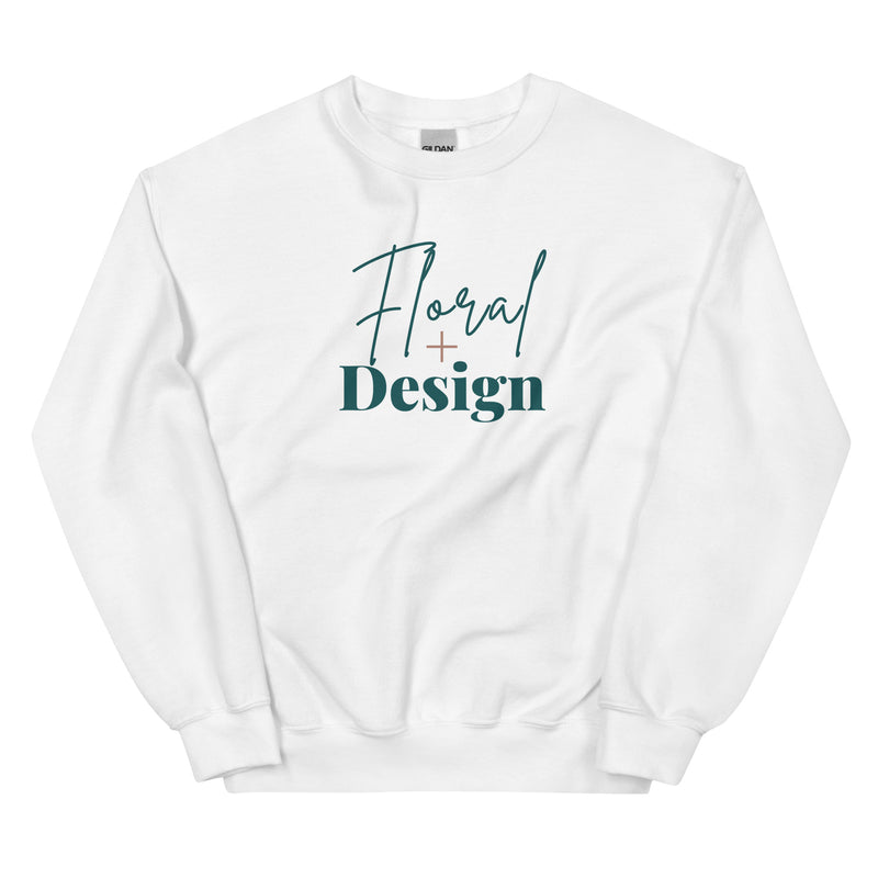 Floral + Design Crewneck Sweatshirt
