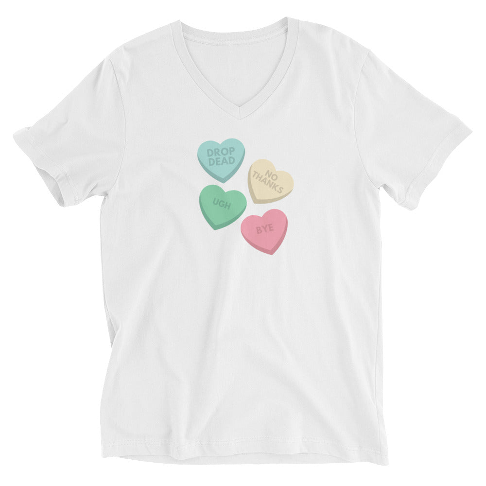 Anti V-Day Candy Hearts T-Shirt